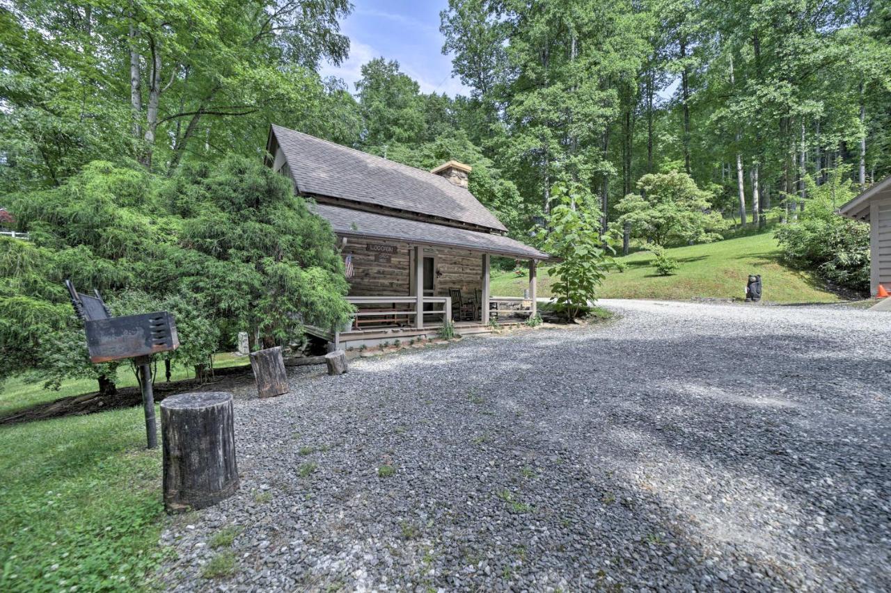 Historic Cabin Grill And Hiking Trail Access! Bryson City Eksteriør billede